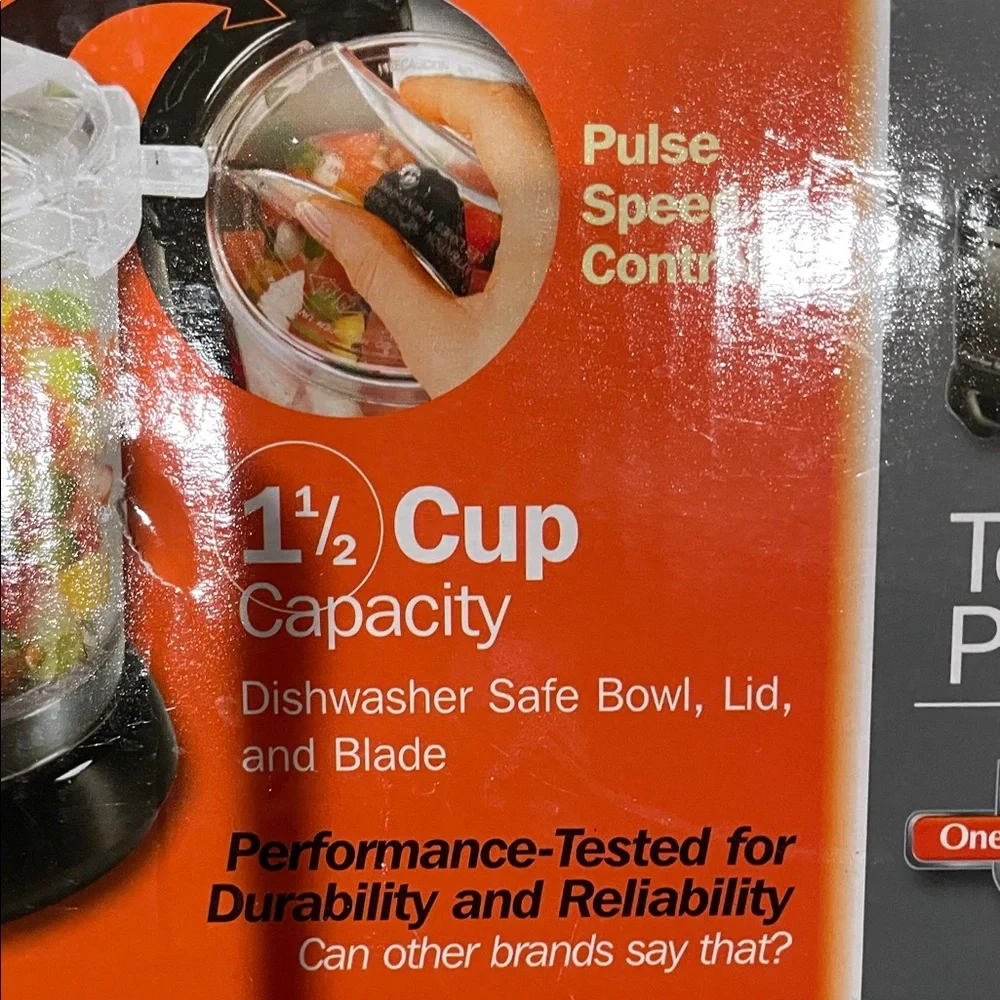 🥗 Proctor Silex Food Chopper 🥗 1.5 Cup capacity New In Box Dishwasher Safe